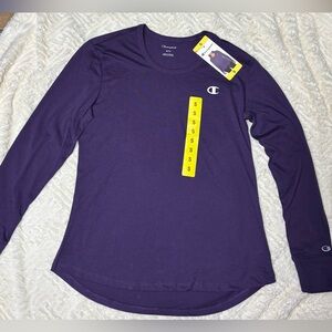 Champion Deep Purple Long Sleeve Tee